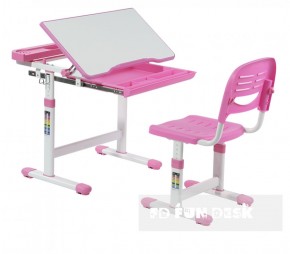Комплект парта + стул трансформеры Cantare Pink в Кургане - kurgan.mebel-74.com | фото