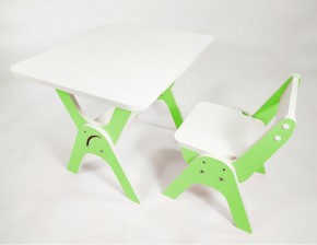 Детский растущий стол-парта и стул Я САМ "Умка" (Зеленый) в Кургане - kurgan.mebel-74.com | фото