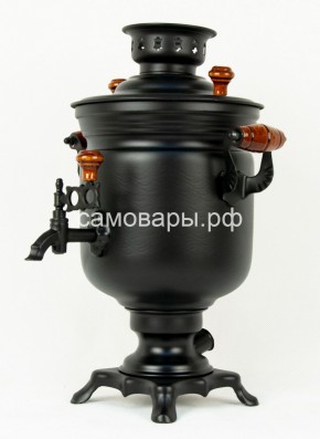 Электрический самовар "Черный Русский" матовая банка на 3 литра (Ограниченная серия) в Кургане - kurgan.mebel-74.com | фото