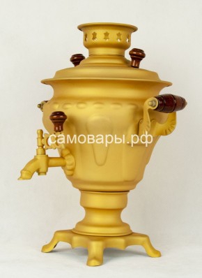 Электрический самовар "Русское золото" матовая груша на 2 литра (Ограниченная серия) в Кургане - kurgan.mebel-74.com | фото