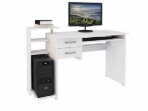 Компьютерный стол №12 (Анкор белый) в Кургане - kurgan.mebel-74.com | фото