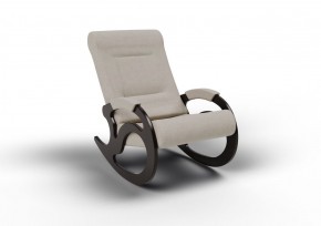 Кресло-качалка Вилла 11-Т-Ш (ткань/венге) ШОКОЛАД в Кургане - kurgan.mebel-74.com | фото