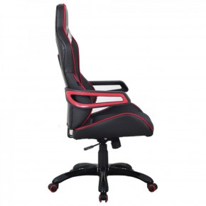Кресло компьютерное BRABIX Nitro GM-001 (ткань/экокожа) черное, вставки красные (531816) в Кургане - kurgan.mebel-74.com | фото