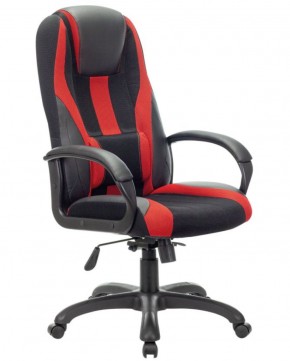 Кресло компьютерное BRABIX PREMIUM "Rapid GM-102" (экокожа/ткань, черное/красное) 532107 в Кургане - kurgan.mebel-74.com | фото