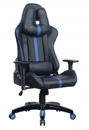 Кресло компьютерное BRABIX "GT Carbon GM-120" (черное/синее) 531930 в Кургане - kurgan.mebel-74.com | фото