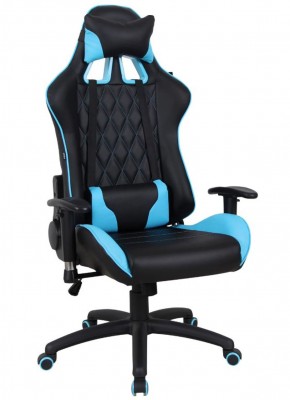 Кресло компьютерное BRABIX "GT Master GM-110" (черное/голубое) 531928 в Кургане - kurgan.mebel-74.com | фото