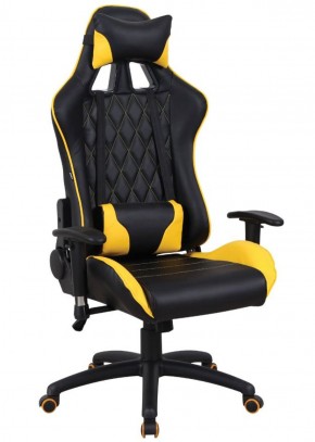 Кресло компьютерное BRABIX "GT Master GM-110" (черное/желтое) 531927 в Кургане - kurgan.mebel-74.com | фото