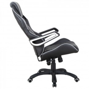 Кресло компьютерное BRABIX Techno Pro GM-003 (экокожа черное/серое, вставки серые) 531814 в Кургане - kurgan.mebel-74.com | фото