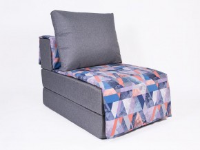 Кресло-кровать бескаркасное Харви (серый-сноу деним) в Кургане - kurgan.mebel-74.com | фото