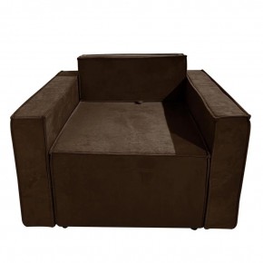 Кресло-кровать Принц КК1-ВК (велюр коричневый) в Кургане - kurgan.mebel-74.com | фото