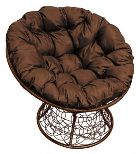 Кресло "ПАПАСАН" ротанг (каркас коричневый) в Кургане - kurgan.mebel-74.com | фото