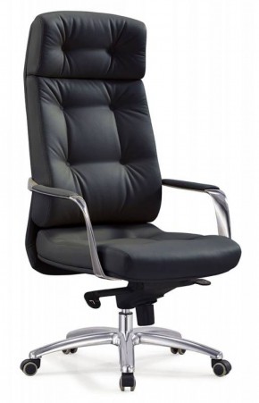 Кресло руководителя Бюрократ _DAO/BLACK черный в Кургане - kurgan.mebel-74.com | фото