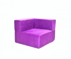 Кресло-угловое-модуль бескаркасное Тетрис 30 (Фиолетовый) в Кургане - kurgan.mebel-74.com | фото