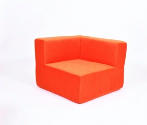 Кресло-угловое-модуль бескаркасное Тетрис 30 (Оранжевый) в Кургане - kurgan.mebel-74.com | фото