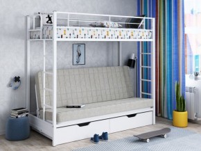 Кровать двухъярусная с диваном "Мадлен-ЯЯ" с ящиками в Кургане - kurgan.mebel-74.com | фото