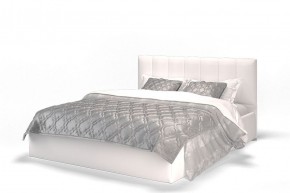 Кровать Элен 1600 + основание с ПМ (Vega white) белый в Кургане - kurgan.mebel-74.com | фото
